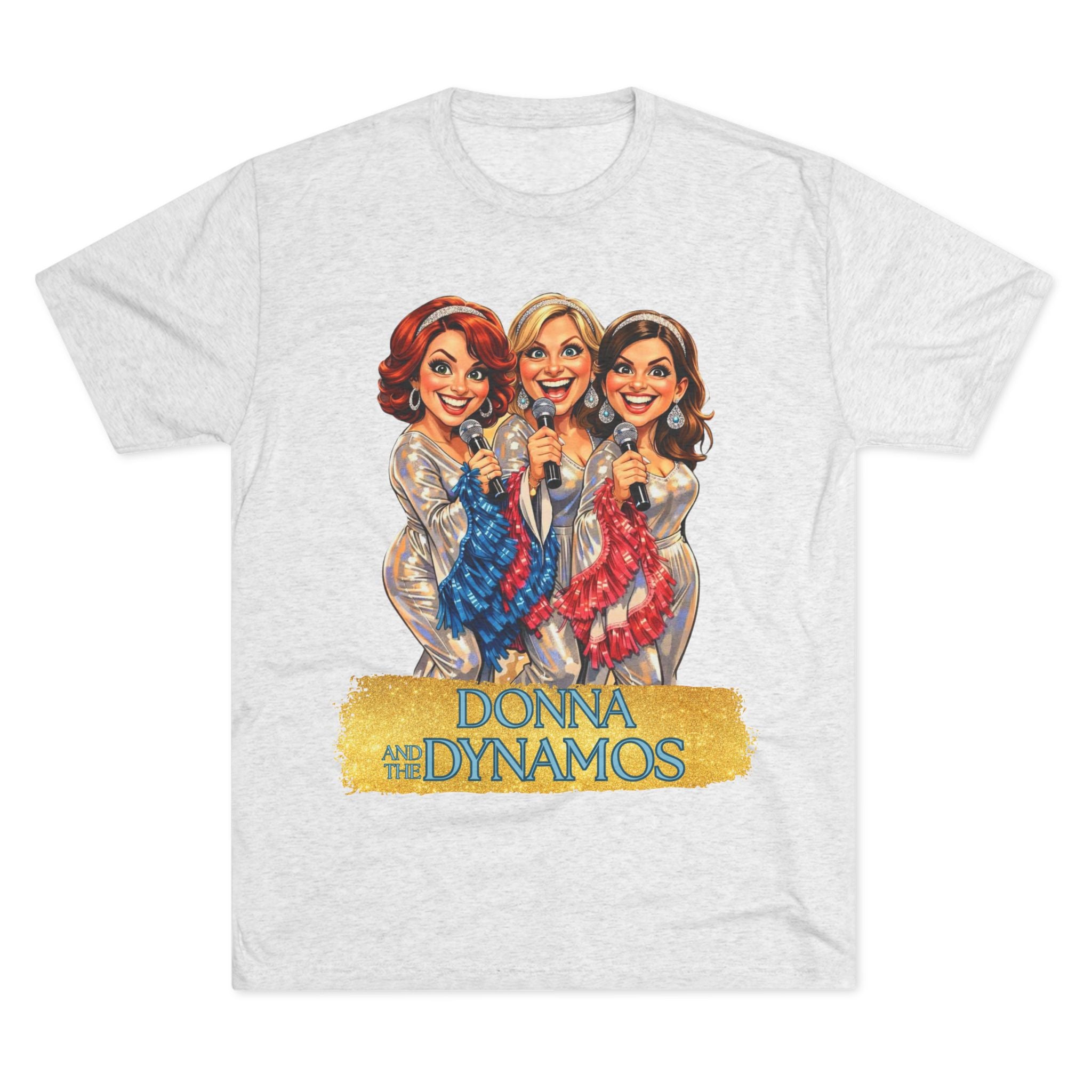 Donna and The Dynamos Graphic Tee — Retro Girl Group Concert Shirt