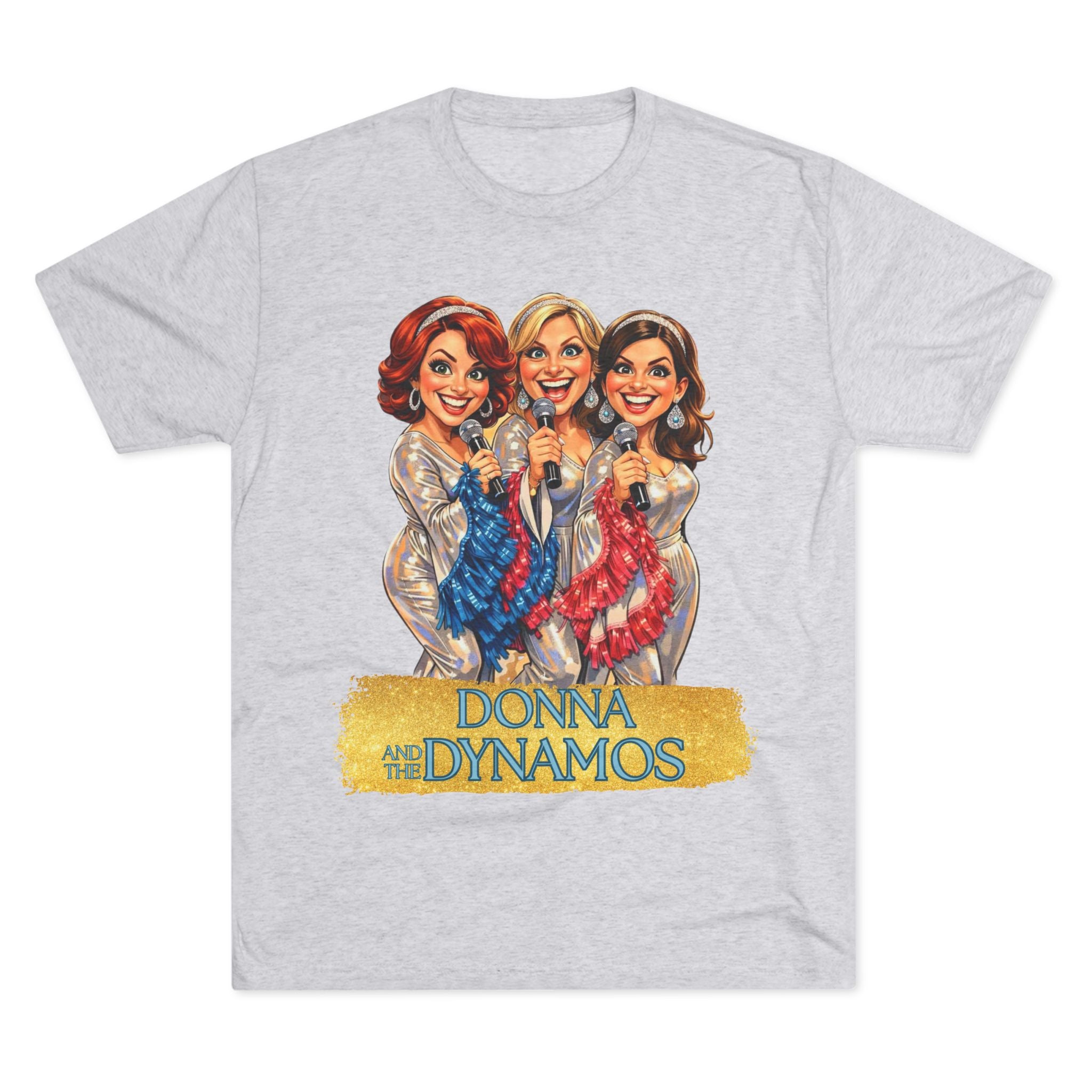 Donna and The Dynamos Graphic Tee — Retro Girl Group Concert Shirt