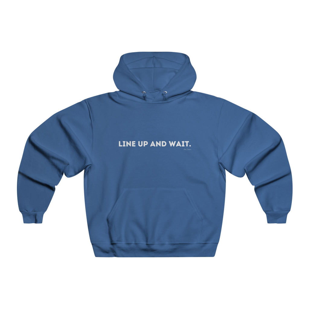 Line Up and Wait Air Traffic Control Sweatshirt | Pilot Hoodie | Funny ATC Gift | Funny Pilot Gift | Aviation Unisex NUBLEND® Hooded Sweatshirt