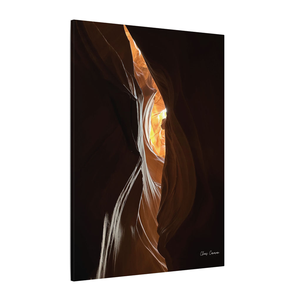 Antelope Canyon "Eye" Matte Canvas Print — Stretched Wall Art