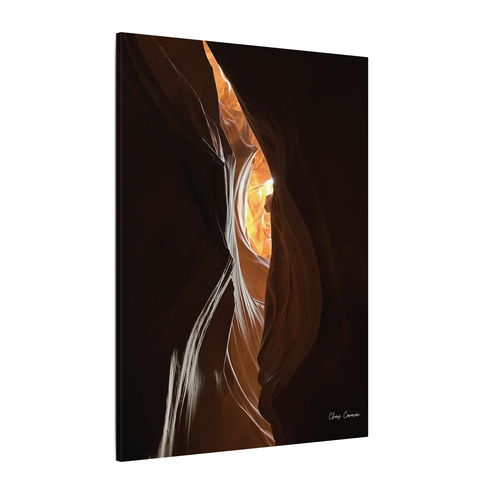Antelope Canyon "Eye" Matte Canvas Print — Stretched Wall Art