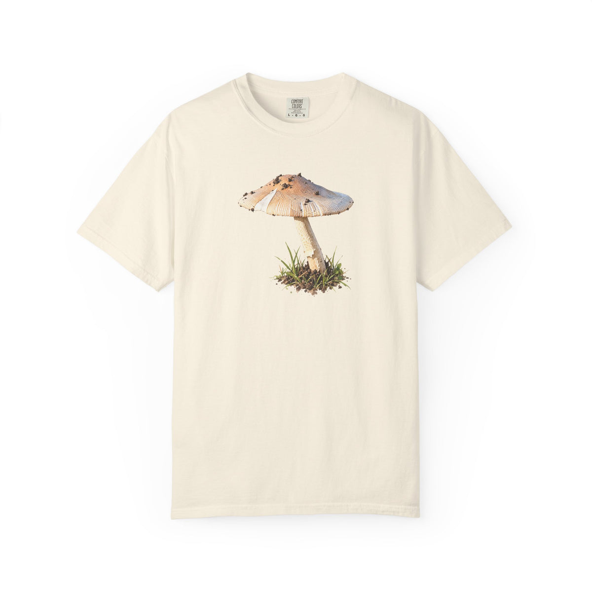 Mushroom Illustration T-Shirt — Botanical Fungi Graphic Tee