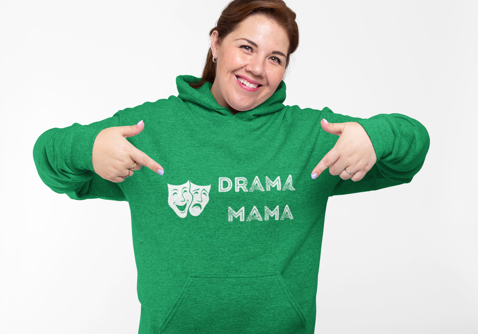 Drama Mama Hooded Sweatshirt | Theater Mom Hoodie | Musical Play Acting Mom Sweatshirt