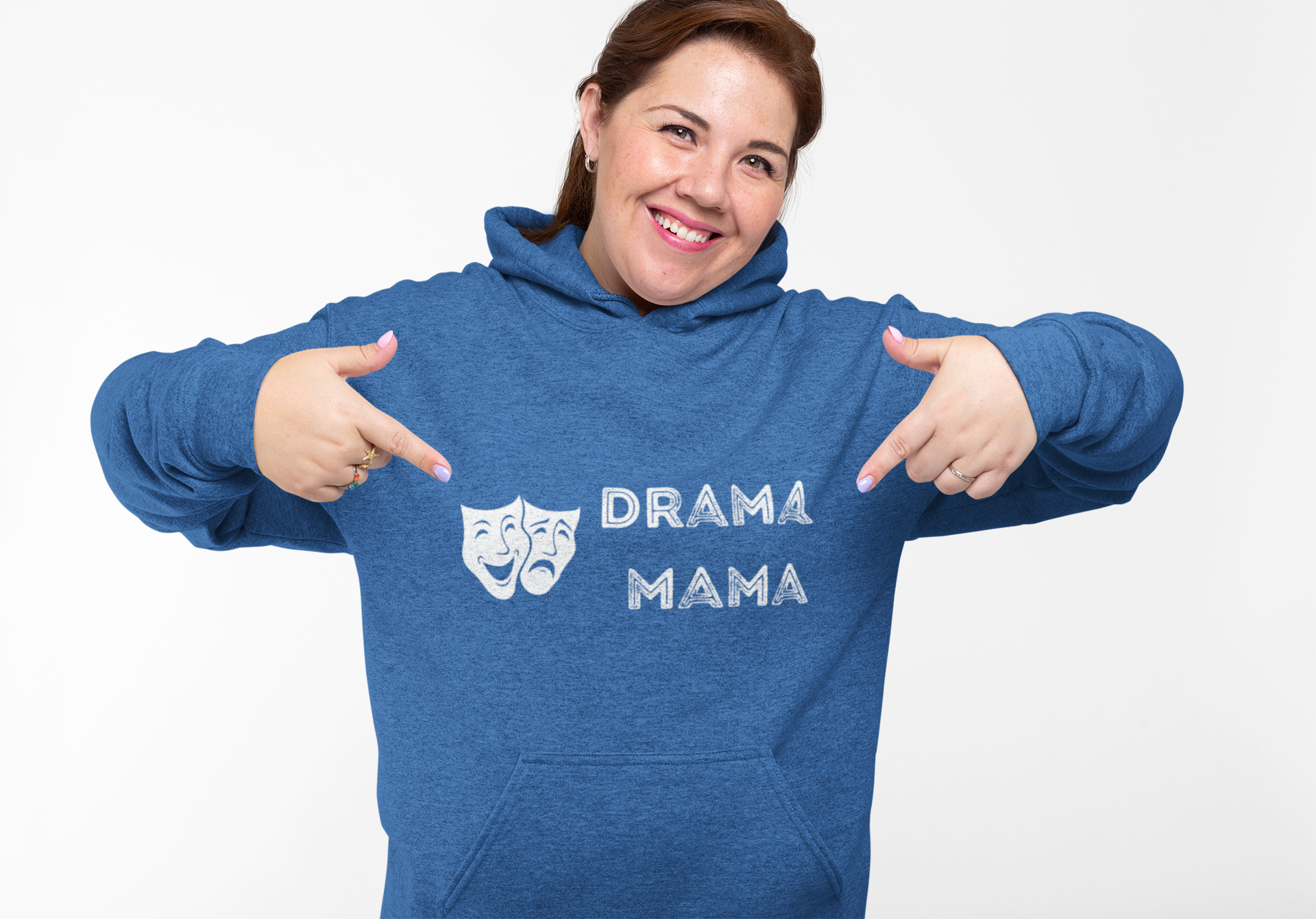 Drama Mama Hooded Sweatshirt | Theater Mom Hoodie | Musical Play Acting Mom Sweatshirt