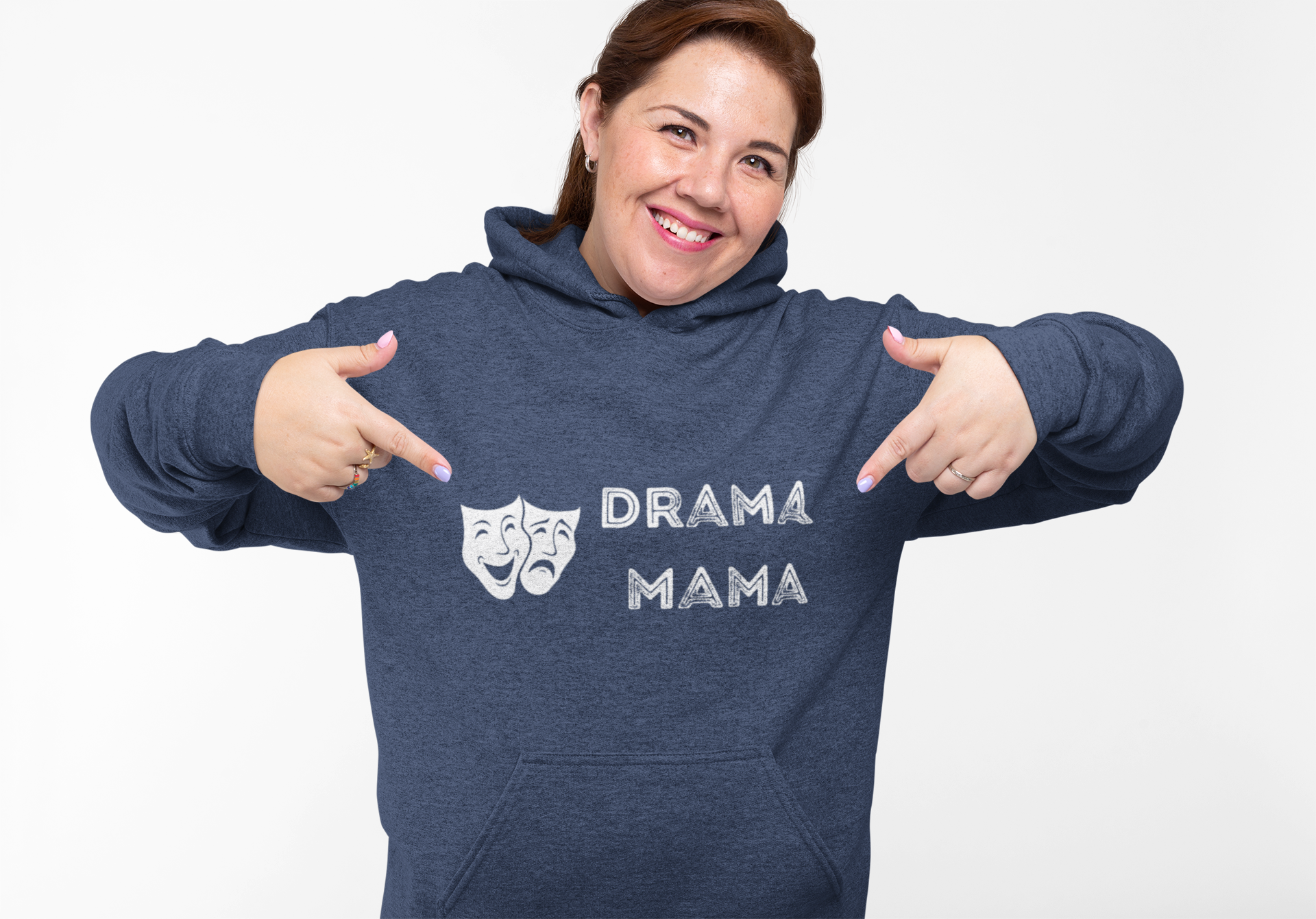 Drama Mama Hooded Sweatshirt | Theater Mom Hoodie | Musical Play Acting Mom Sweatshirt