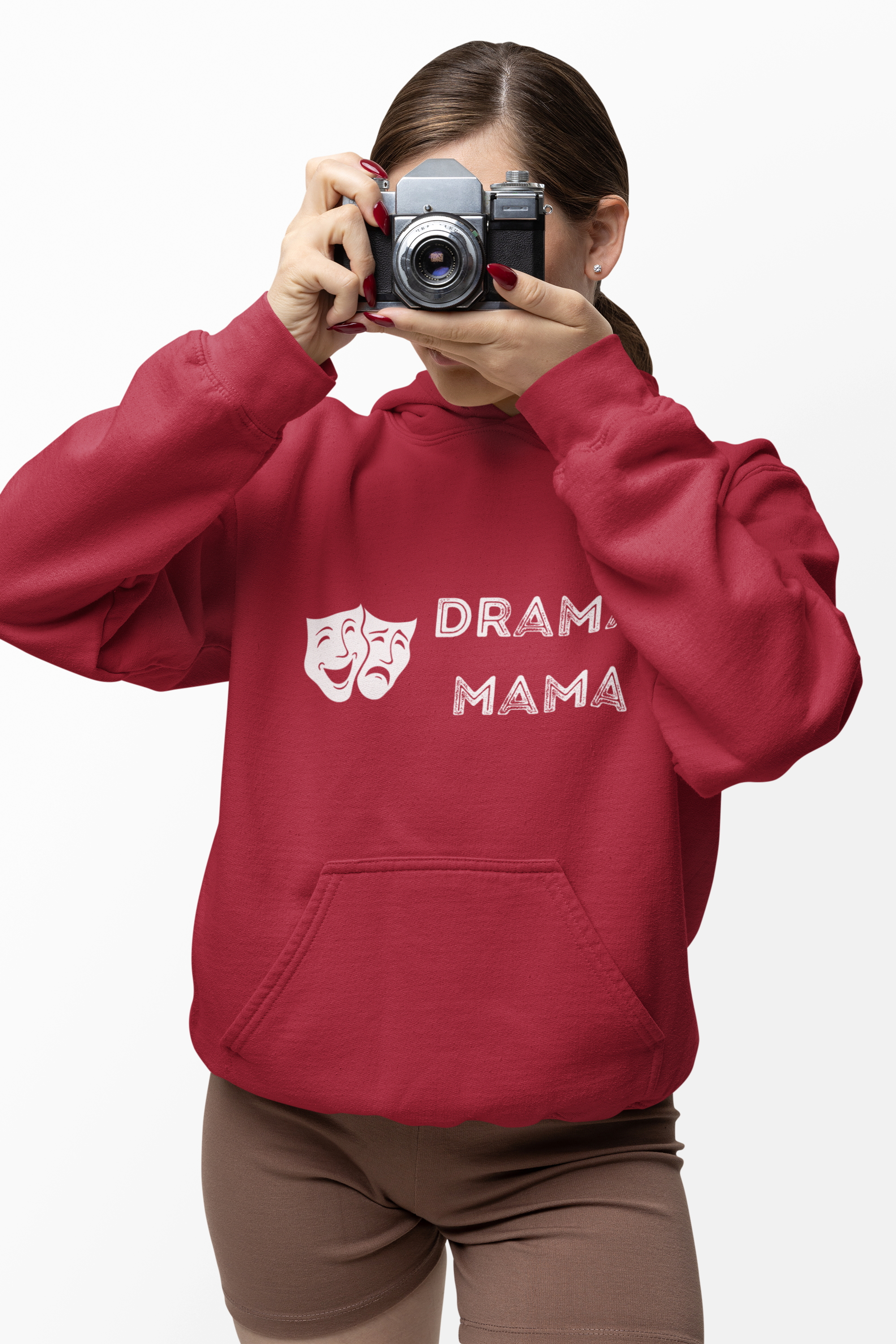Drama Mama Hooded Sweatshirt | Theater Mom Hoodie | Musical Play Acting Mom Sweatshirt