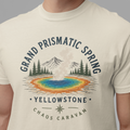 Yellowstone Grand Prismatic Spring T-Shirt — Vintage National Park Tee