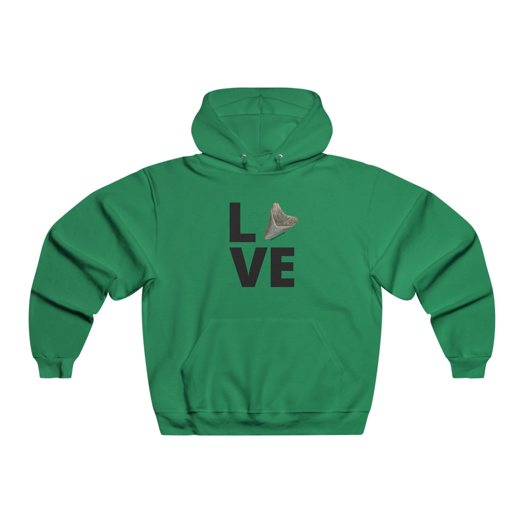 Megalodon 'Love' Hooded Sweatshirt – Shark Tooth Hunters Gift