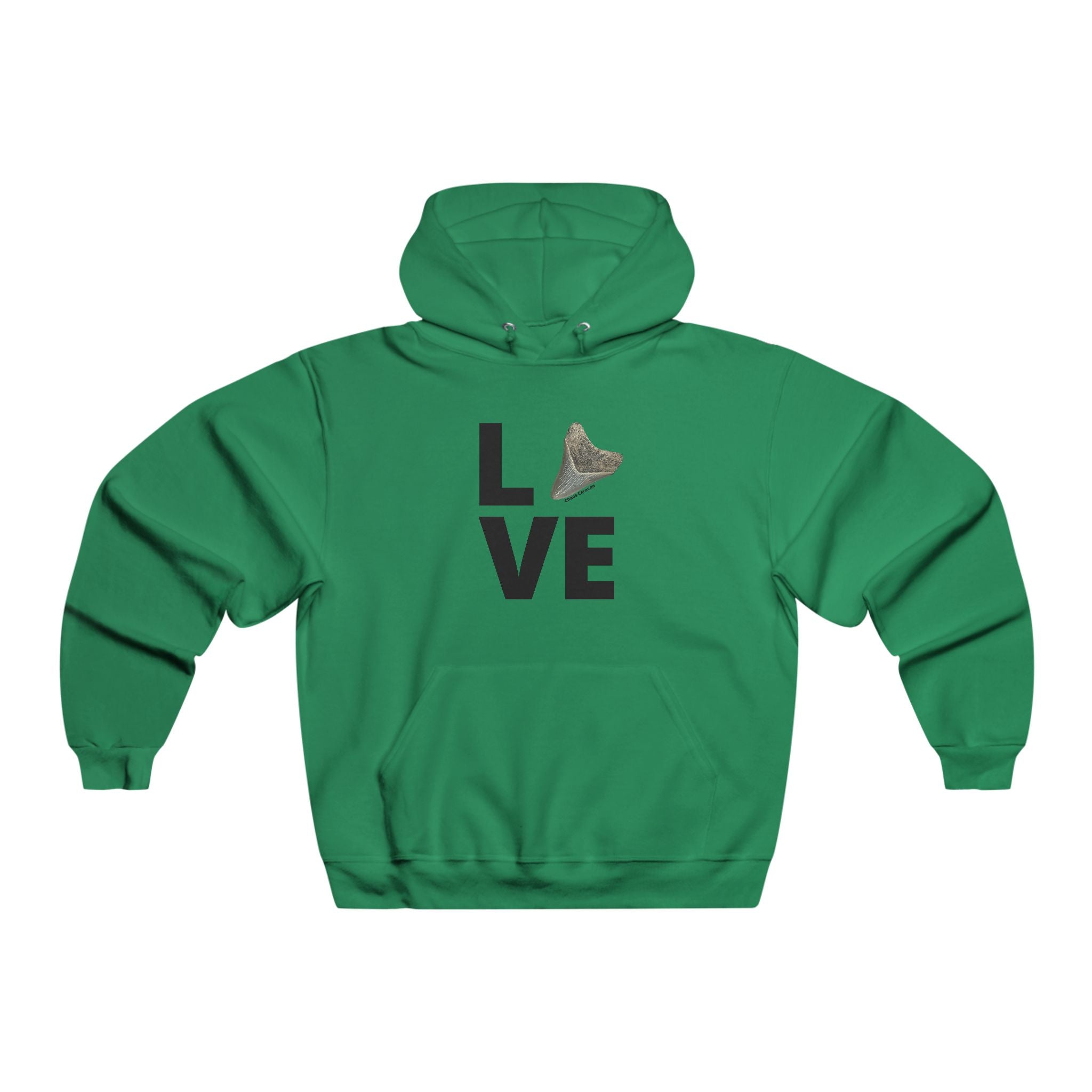 Megalodon 'Love' Hooded Sweatshirt – Shark Tooth Hunters Gift