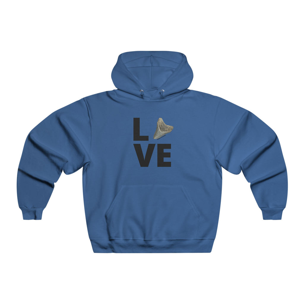 Megalodon 'Love' Hooded Sweatshirt – Shark Tooth Hunters Gift
