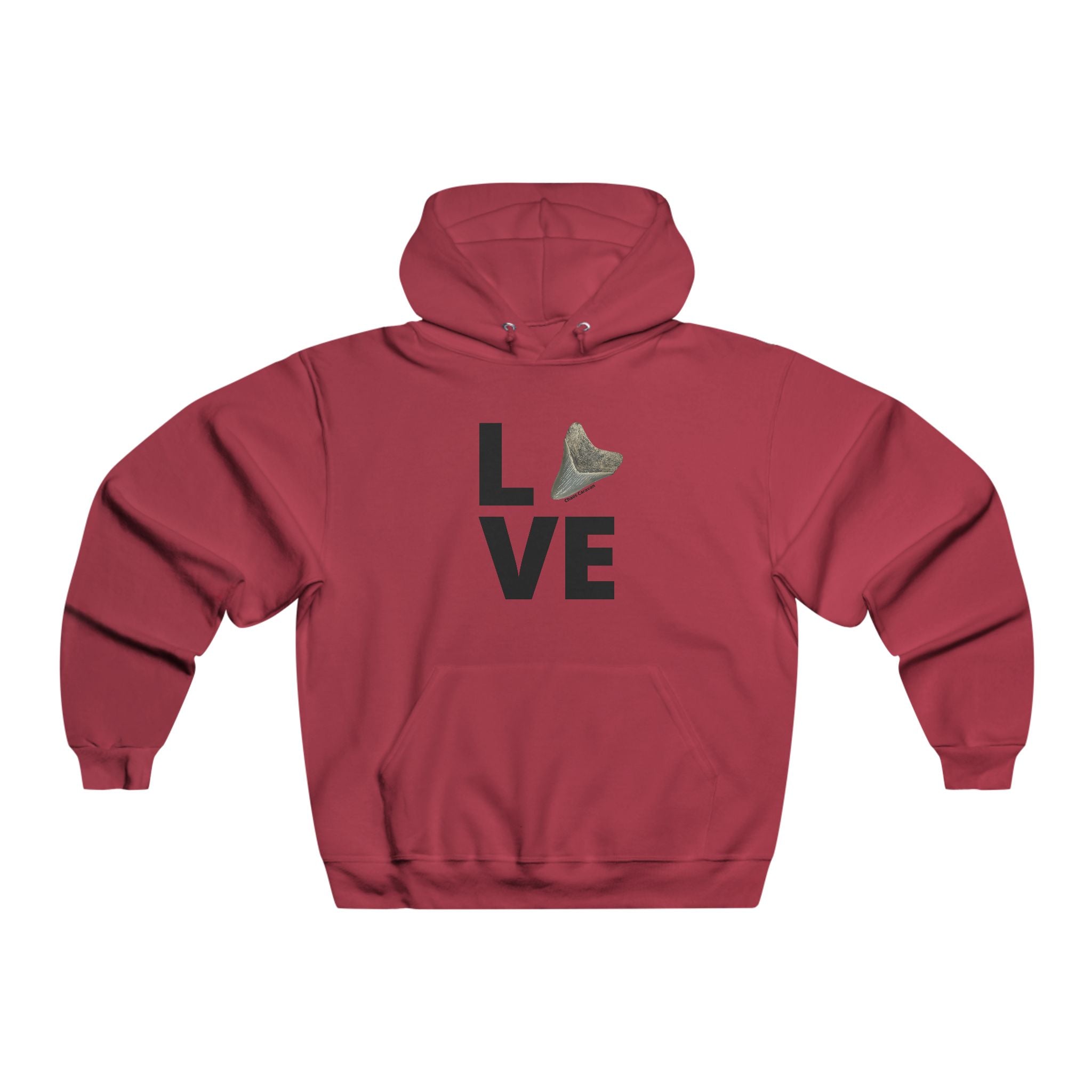 Megalodon 'Love' Hooded Sweatshirt – Shark Tooth Hunters Gift