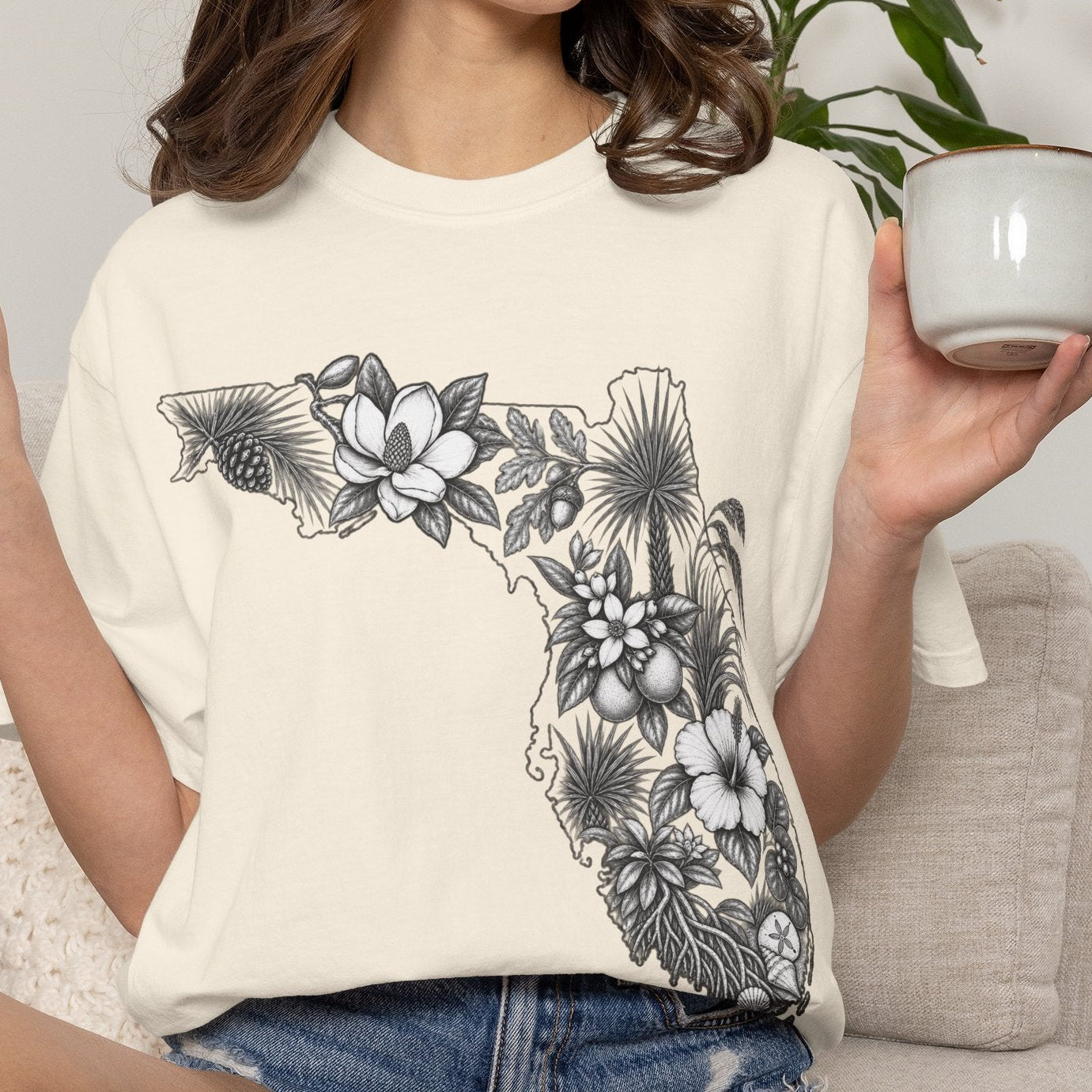 Florida Floral State T-Shirt