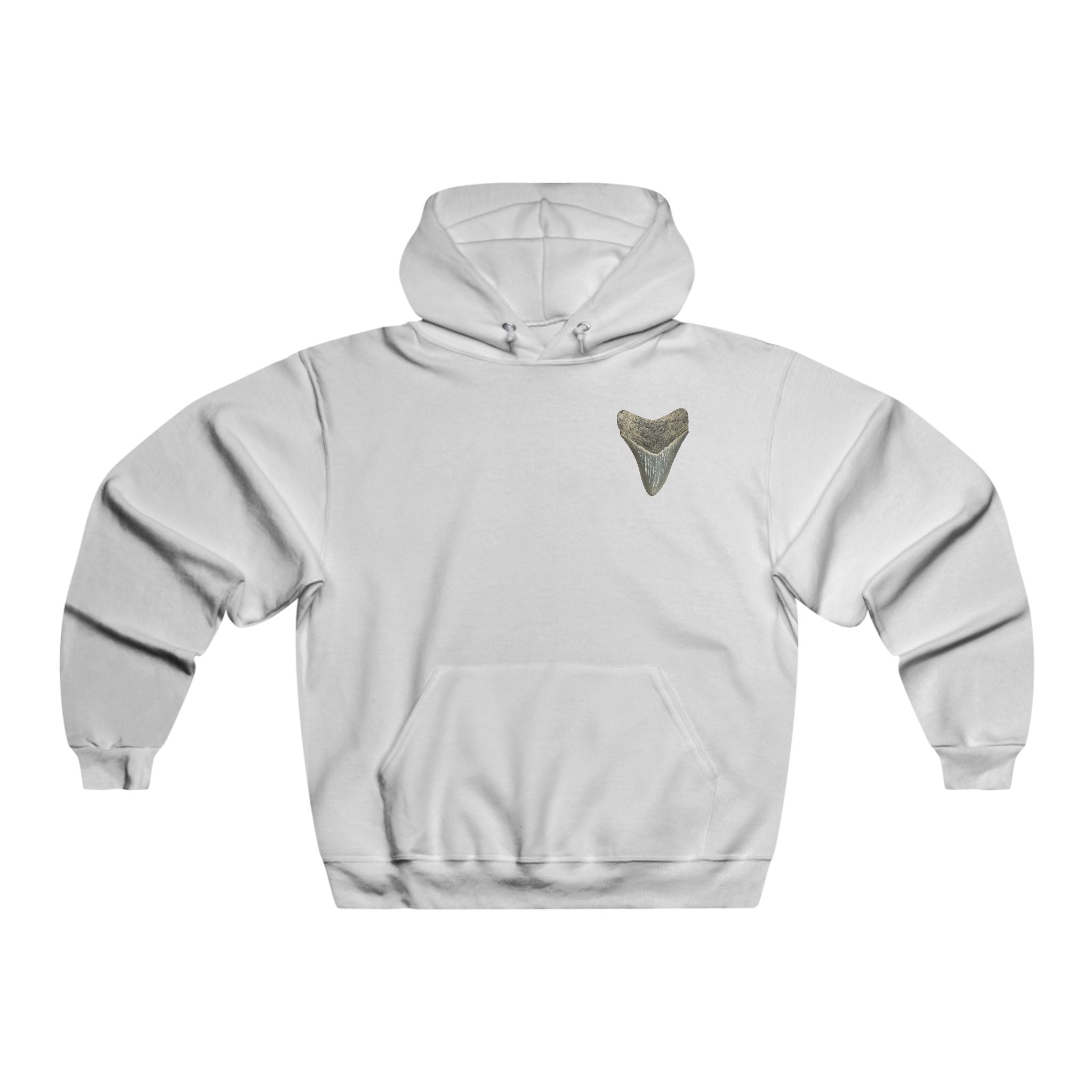 Megalodon Gotta Catch Em All! | Shark Tooth Hunting Hoodie | Fossil Finder Sweatshirt | Men's NUBLEND® Hooded Sweatshirt
