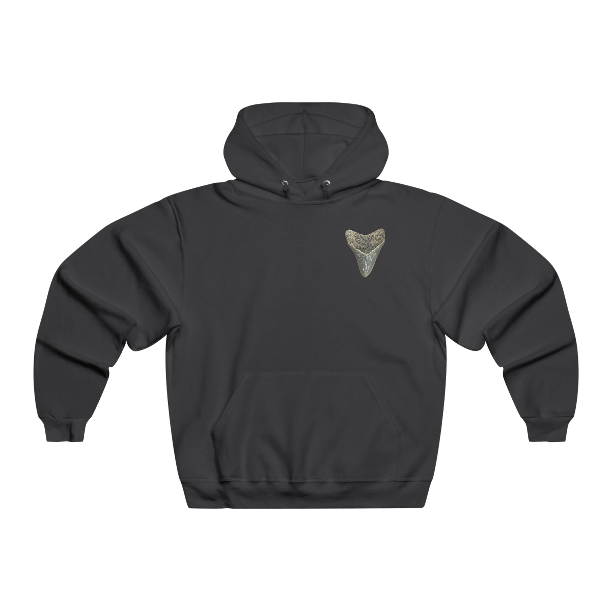 Megalodon Gotta Catch Em All! | Shark Tooth Hunting Hoodie | Fossil Finder Sweatshirt | Men's NUBLEND® Hooded Sweatshirt