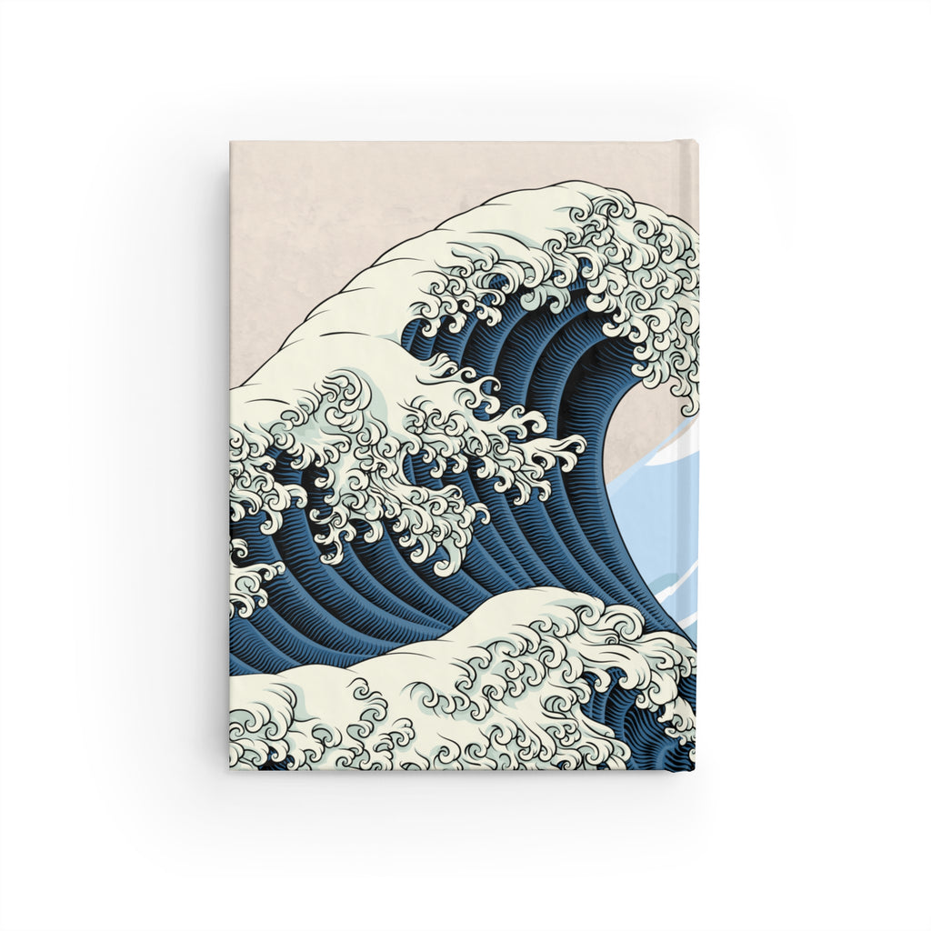 Canvas print of a wave design on a beige background