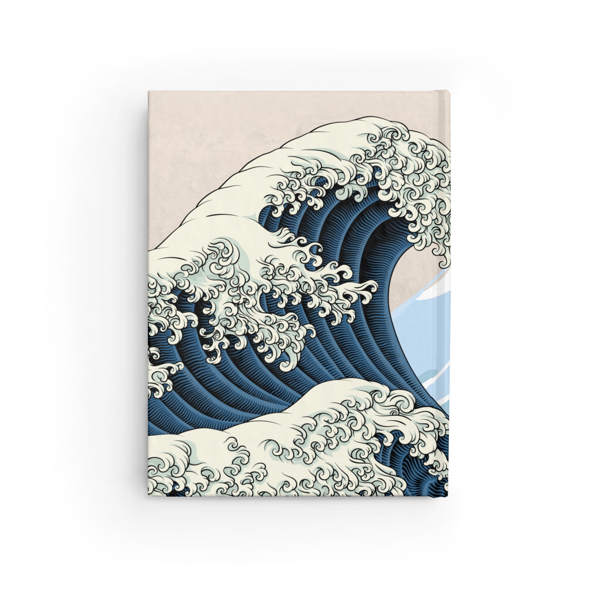 Canvas print of a wave design on a beige background