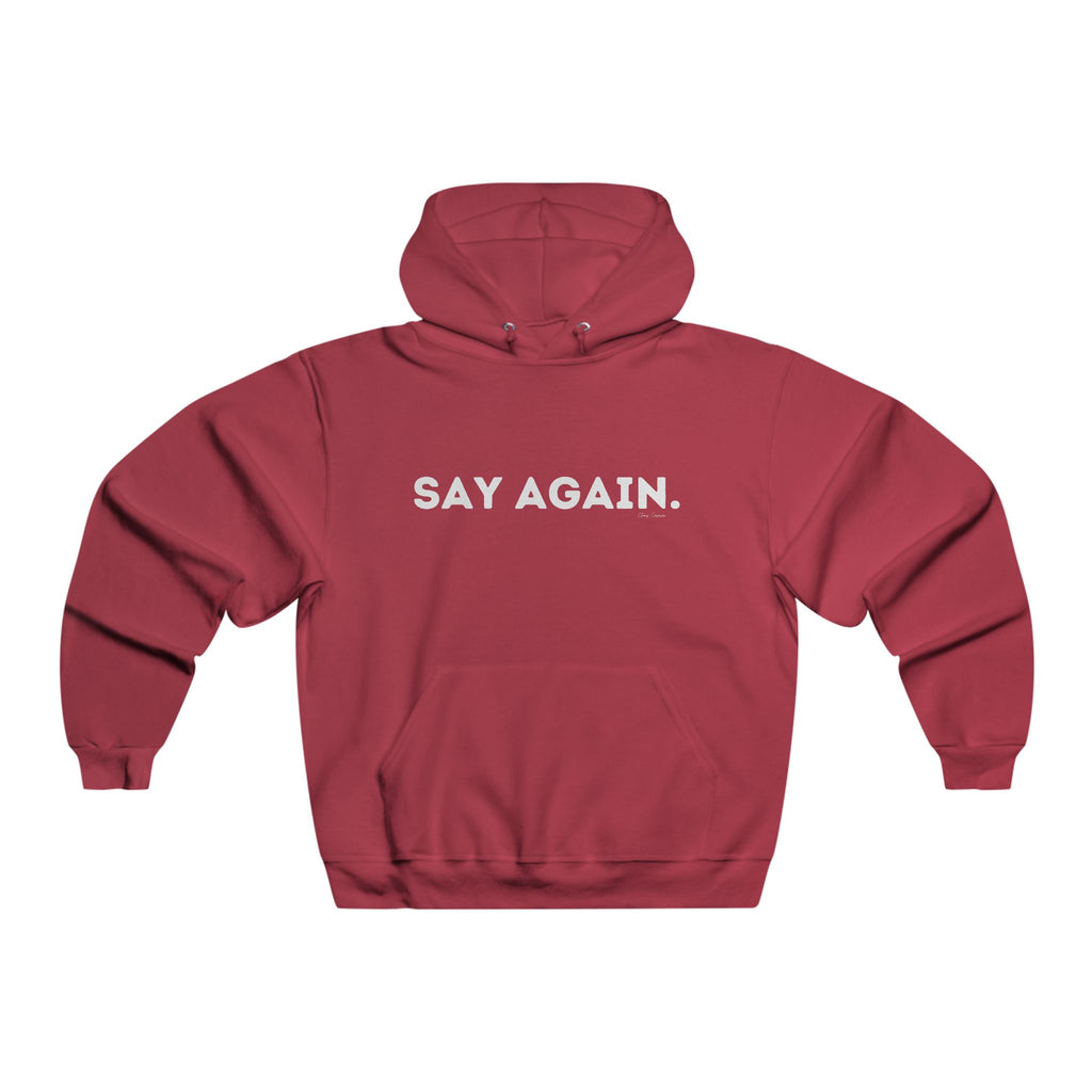 “Say Again” Air Traffic Control Hoodie | Pilot Sweatshirt | Funny ATC Gift | Aviation Unisex NUBLEND® Hooded Sweatshirt