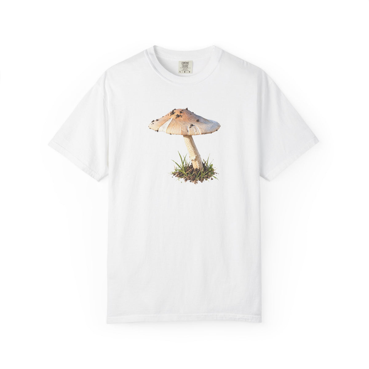 Mushroom Illustration T-Shirt — Botanical Fungi Graphic Tee