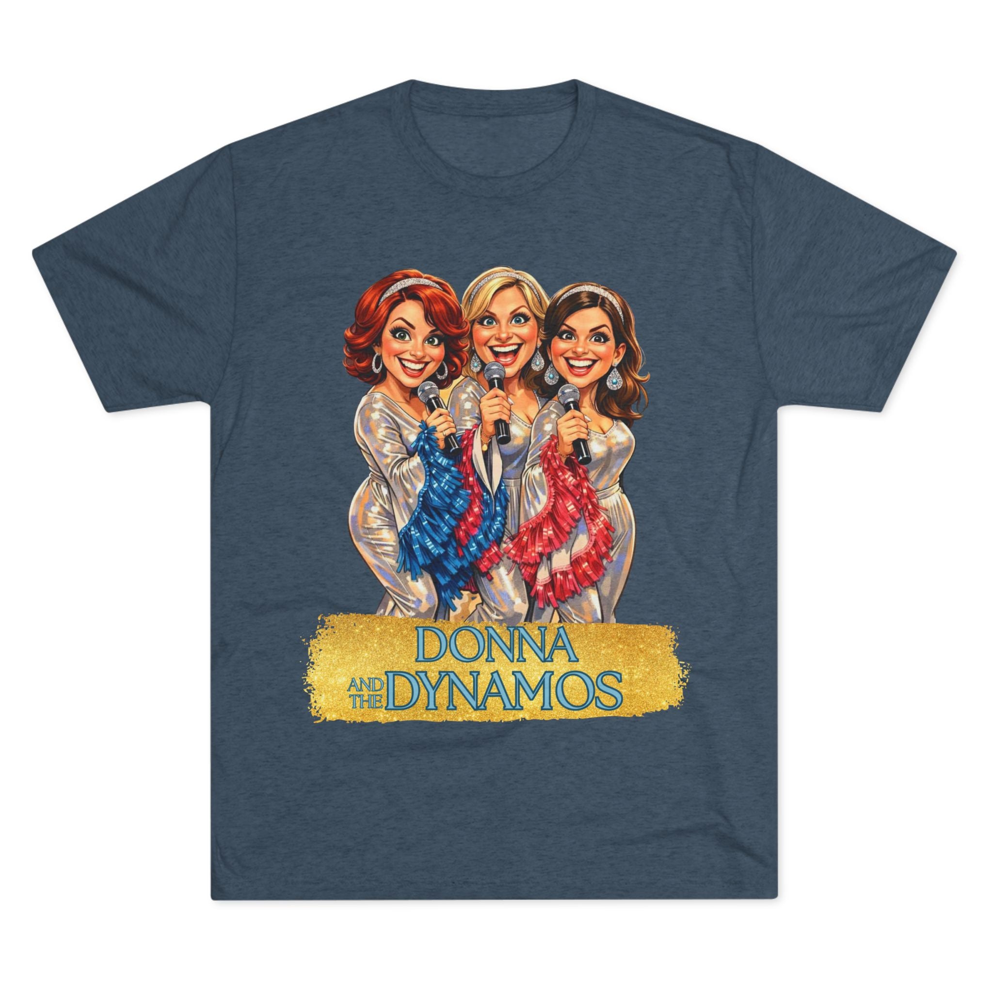 Donna and The Dynamos Graphic Tee — Retro Girl Group Concert Shirt