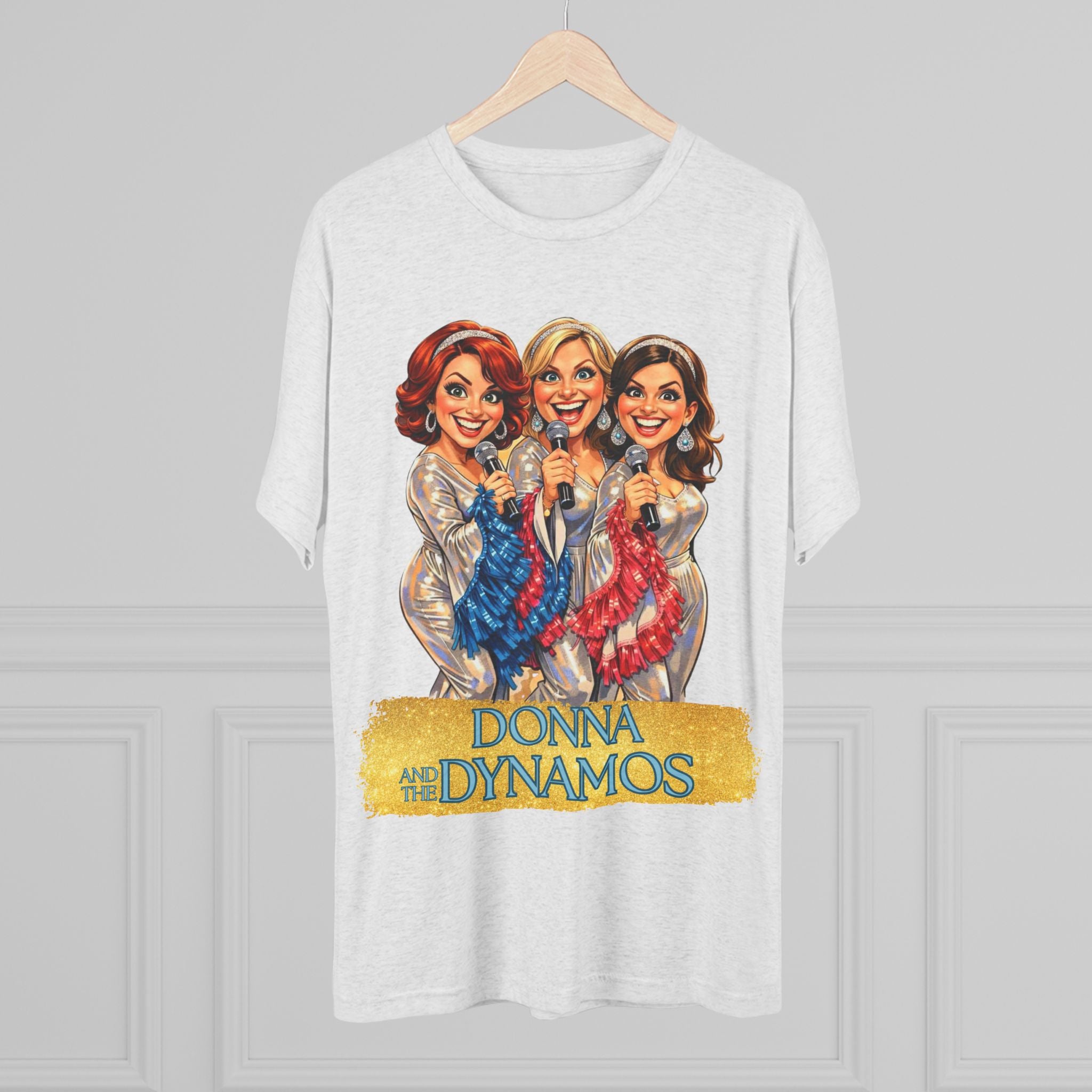 Donna and The Dynamos Graphic Tee — Retro Girl Group Concert Shirt