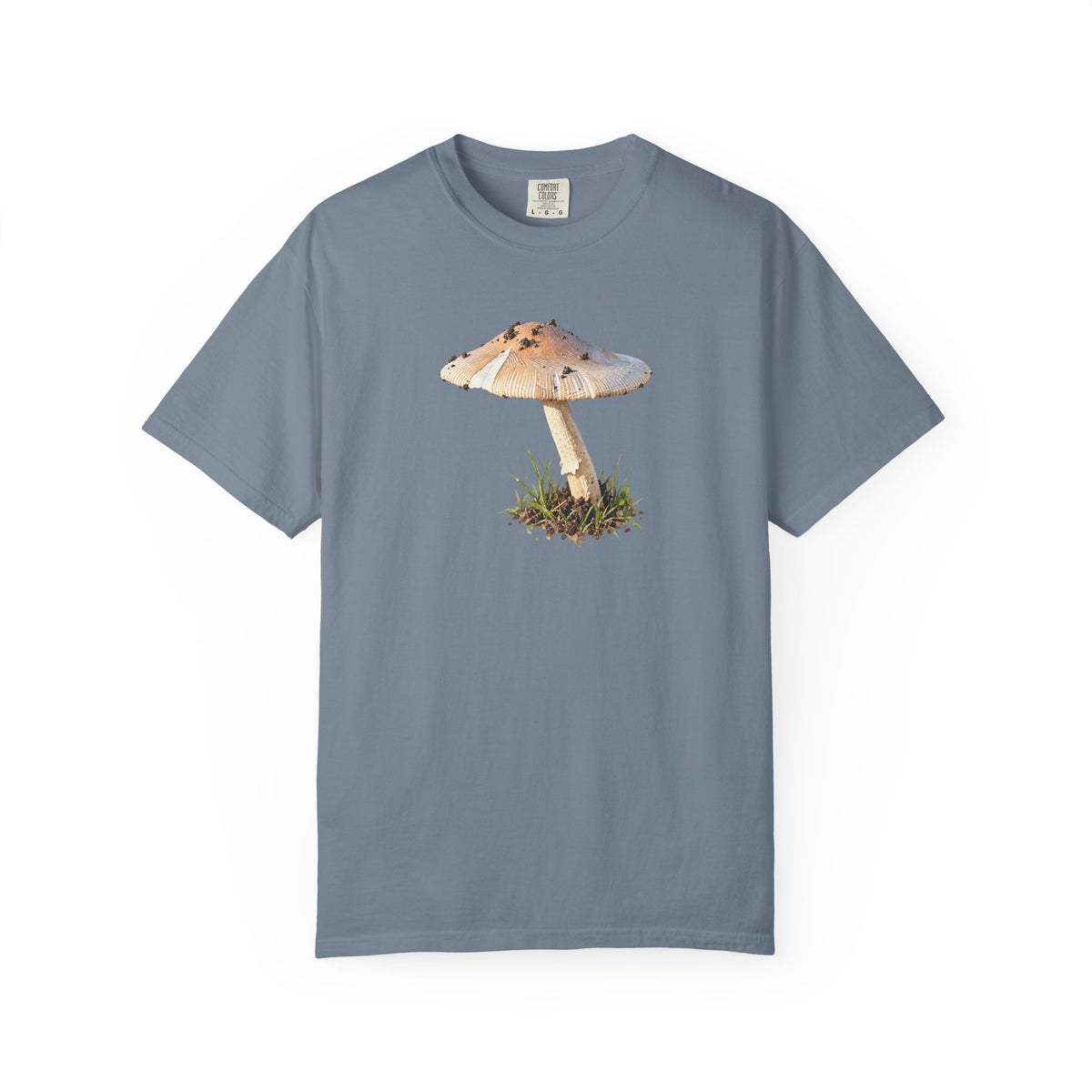 Mushroom Illustration T-Shirt — Botanical Fungi Graphic Tee