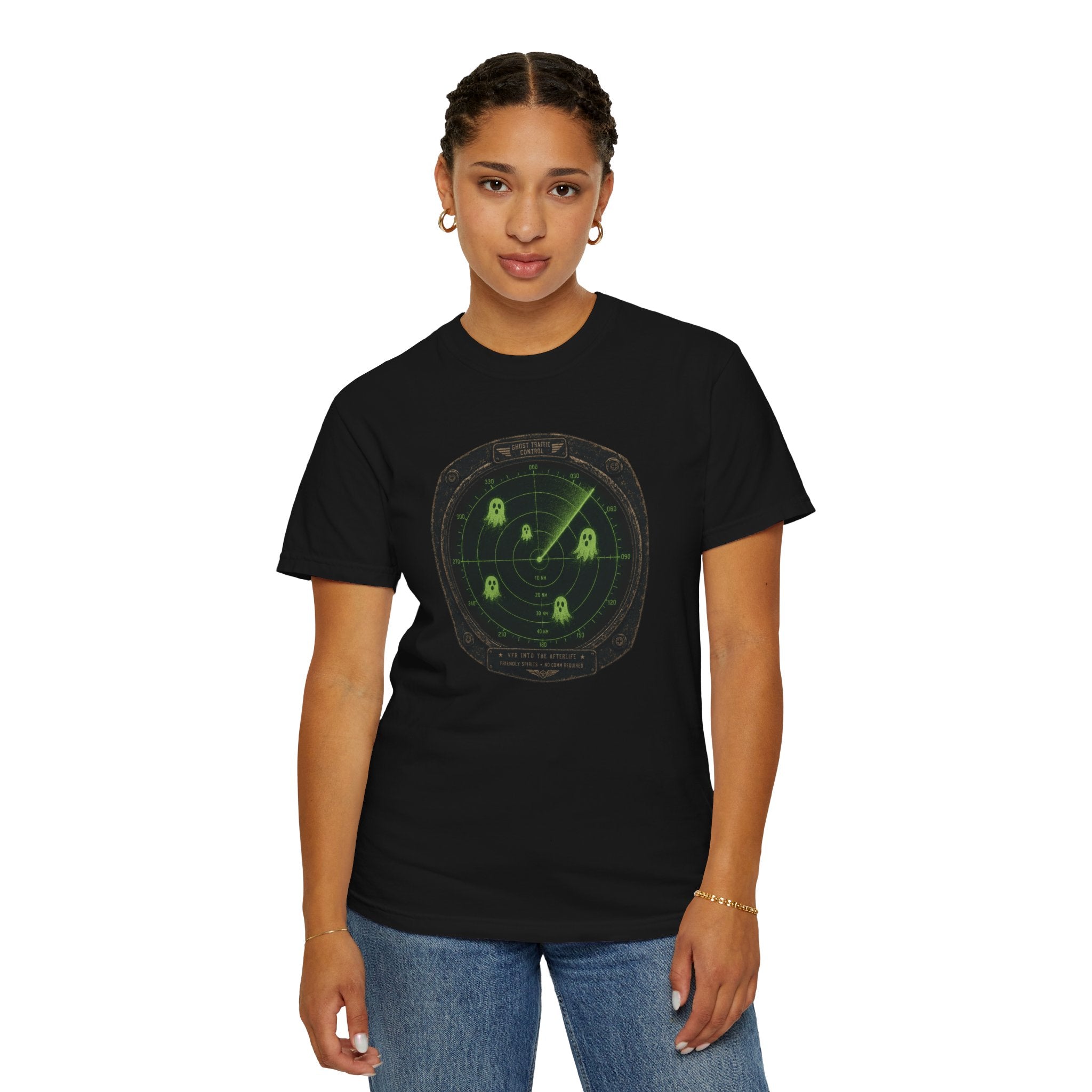 Ghost Radar T‑Shirt — Haunted Radar Graphic Tee