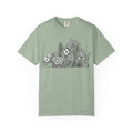 Floral Virginia State Outline T-Shirt — Botanical Graphic Tee