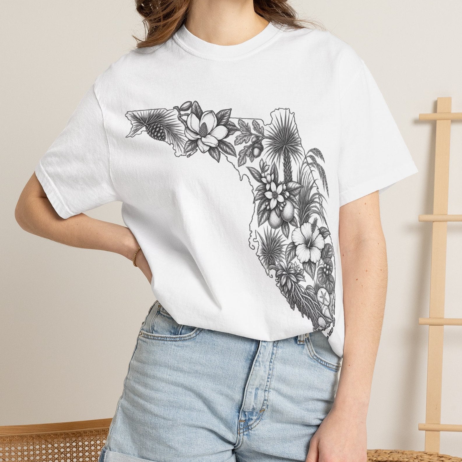 Florida Floral State T-Shirt