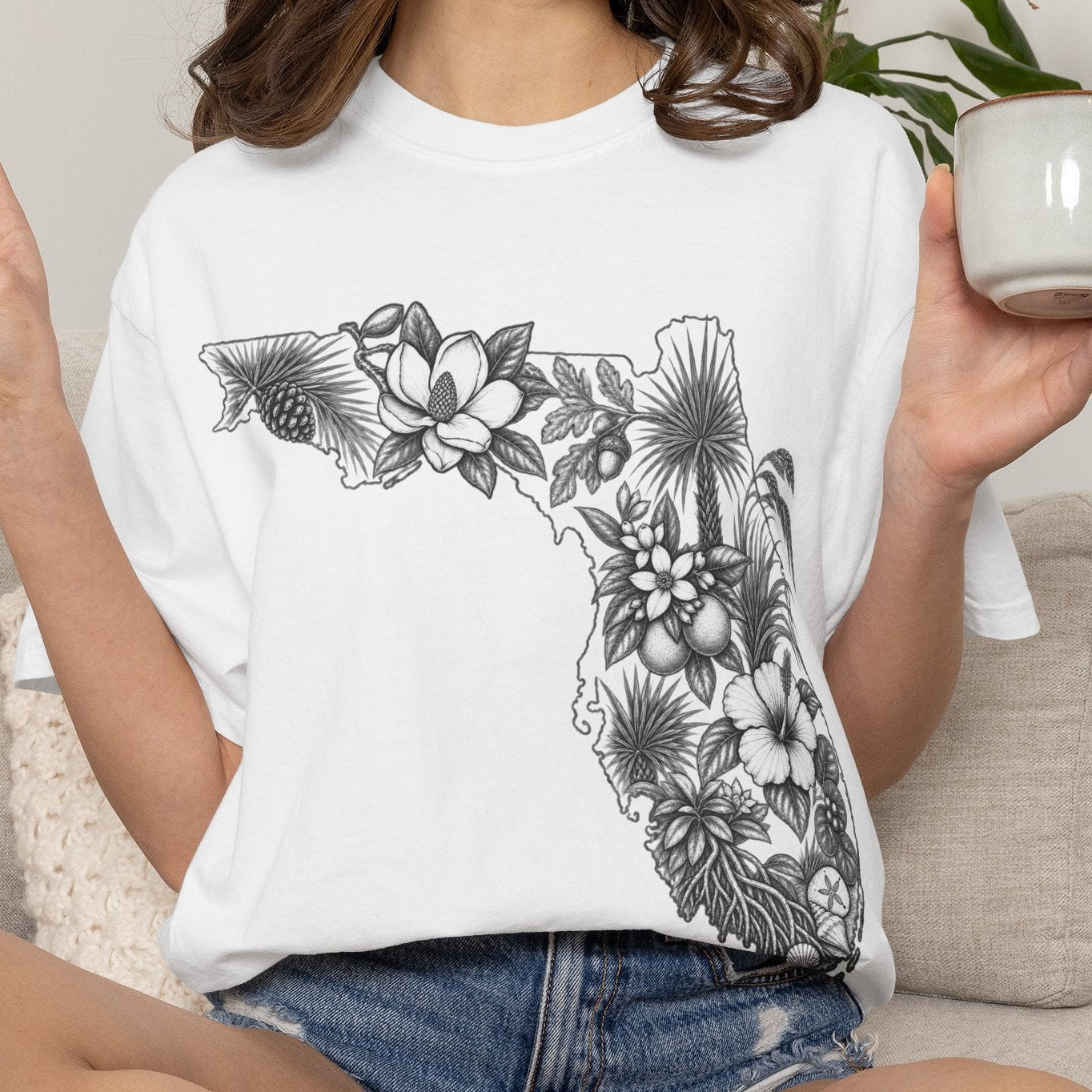 Florida Floral State T-Shirt