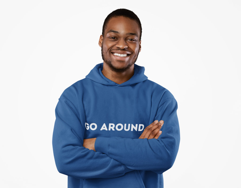 Go Around Air Traffic Control Shirt | Funny ATC, Pilot, Aviation Unisex Hooded Sweatshirt
