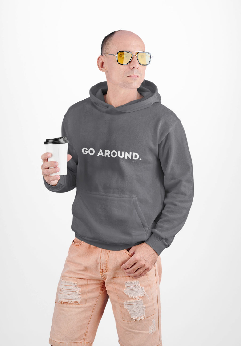 Go Around Air Traffic Control Shirt | Funny ATC, Pilot, Aviation Unisex Hooded Sweatshirt